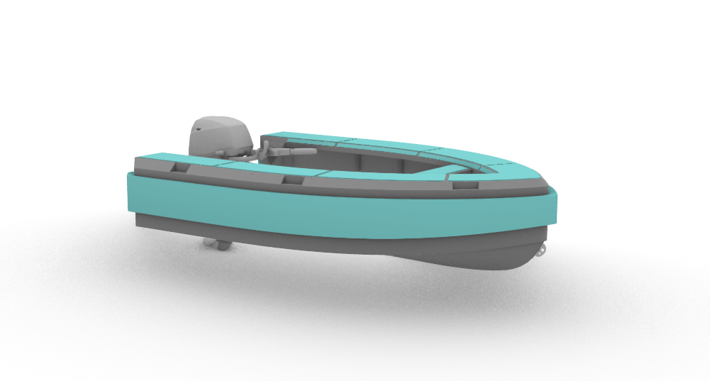 Tuff 280 three-quarter bow view